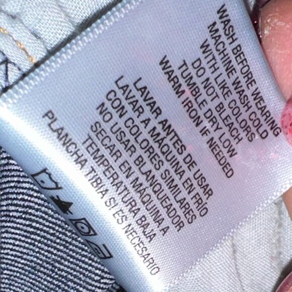 Simply Styled Women's Cuffed Dark Blue Jean Shorts Size 6 Mid Rise Stretch - Picture 13 of 13